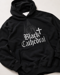 Gothic Oversize-Hoodie aus French Terry | Black Cathedral Shadow Hoodie | Made in Poland