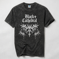 Gotisches T-Shirt Black Cathedral | Dornen der Entropie | Vintage Washed Heavy Cotton
