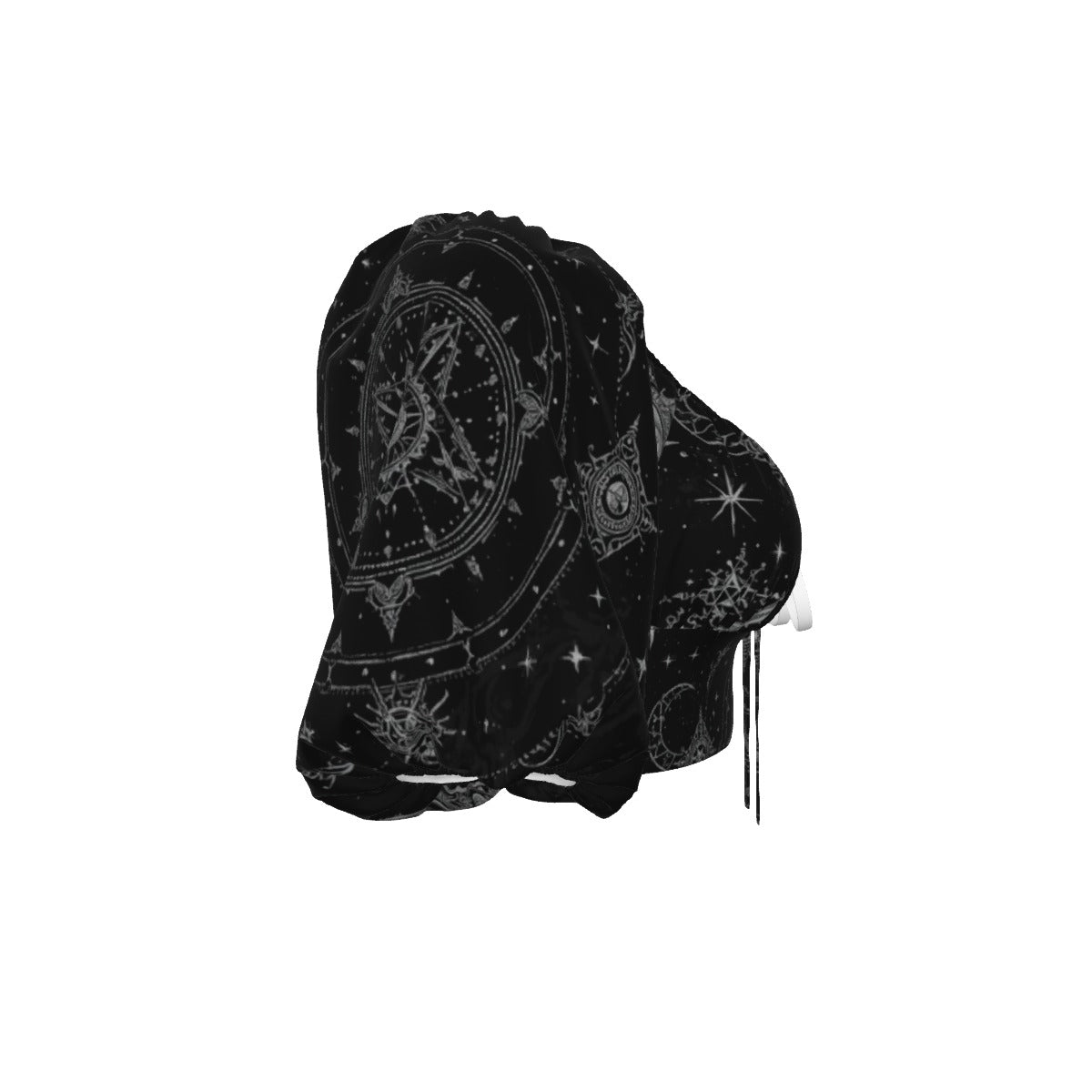 Gotisches Damen-Crop-Top Celestial Gothic Silver Way