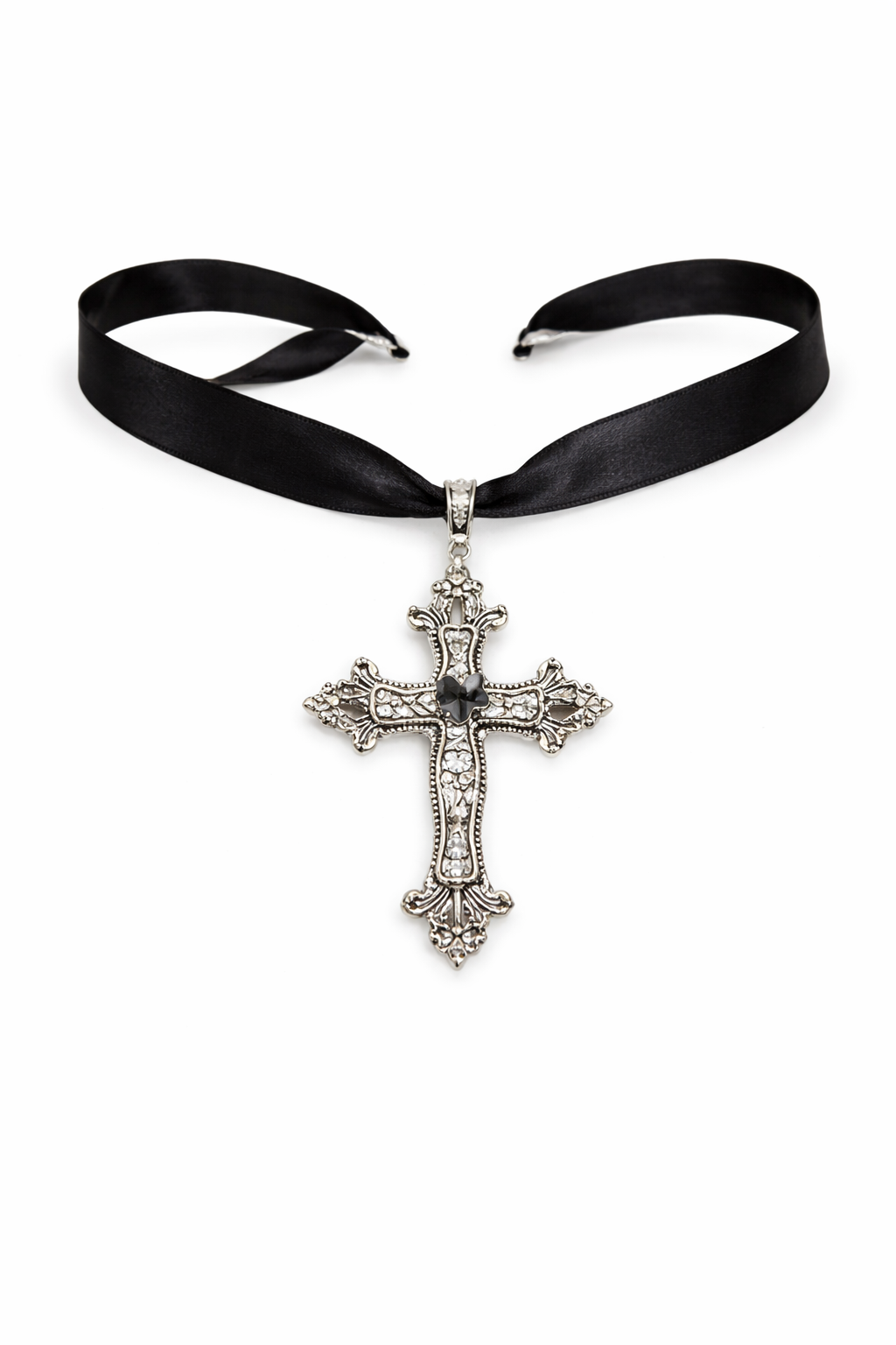 Gotische Halskette mit Kreuz Gothic Cathedral Power Necklace