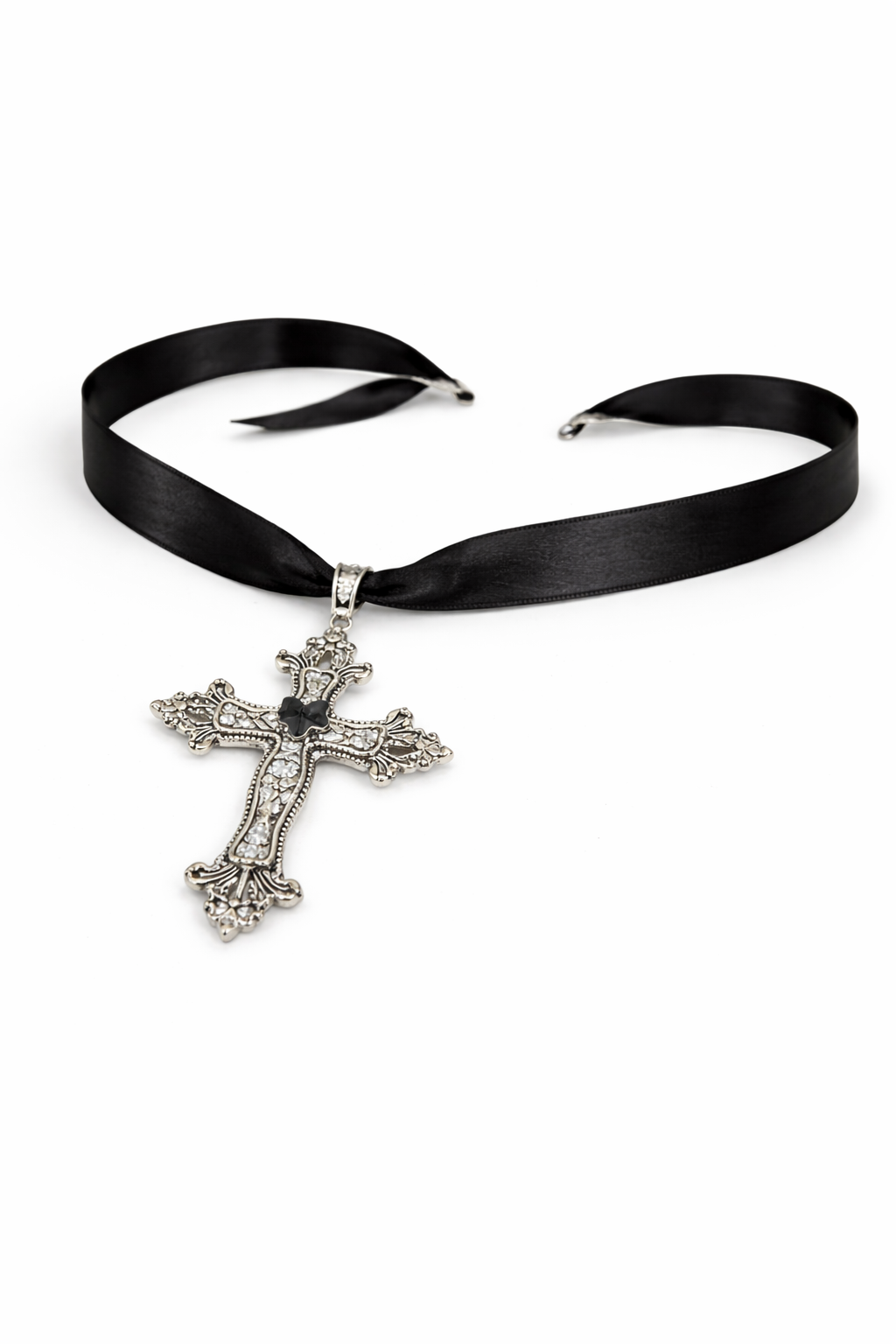Gotische Halskette mit Kreuz Gothic Cathedral Power Necklace