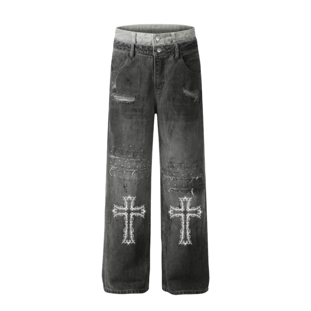 Alt Gothic Denim Pants