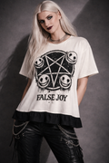 Gotisches Damen-Shirt HarajukuGothic Streetwear | False Joy
