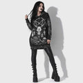 Gotischer Kapuzenpullover Regular Fit Demon Velvet | Occult Cathedral Hoodie