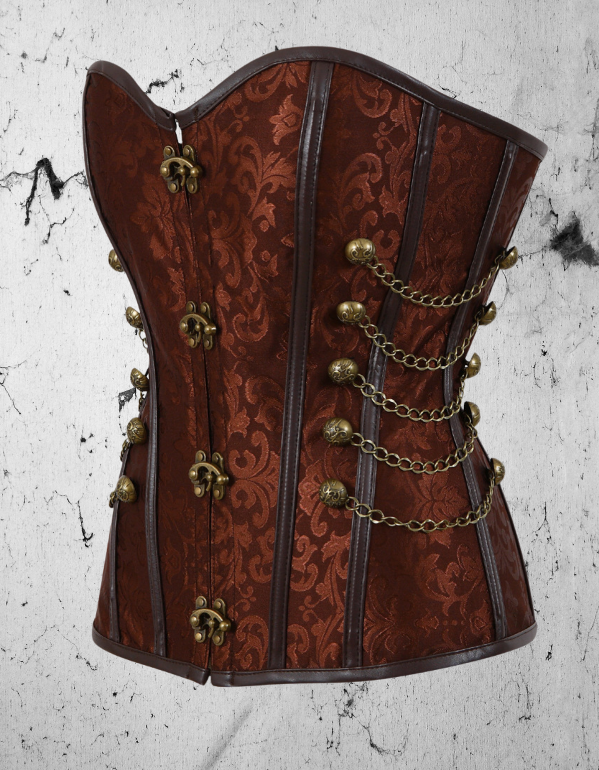 Romantic Gothic Brown Corset 