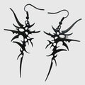 Asymmetrische Ohrringe Grunge Steel Chaos