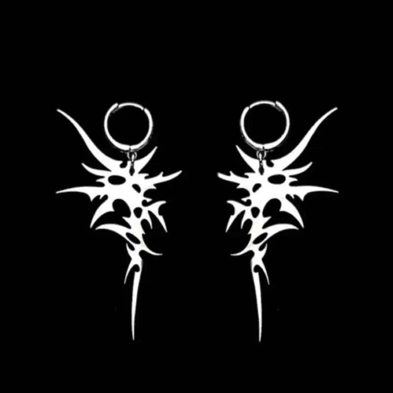 Asymmetrische Ohrringe Grunge Steel Chaos