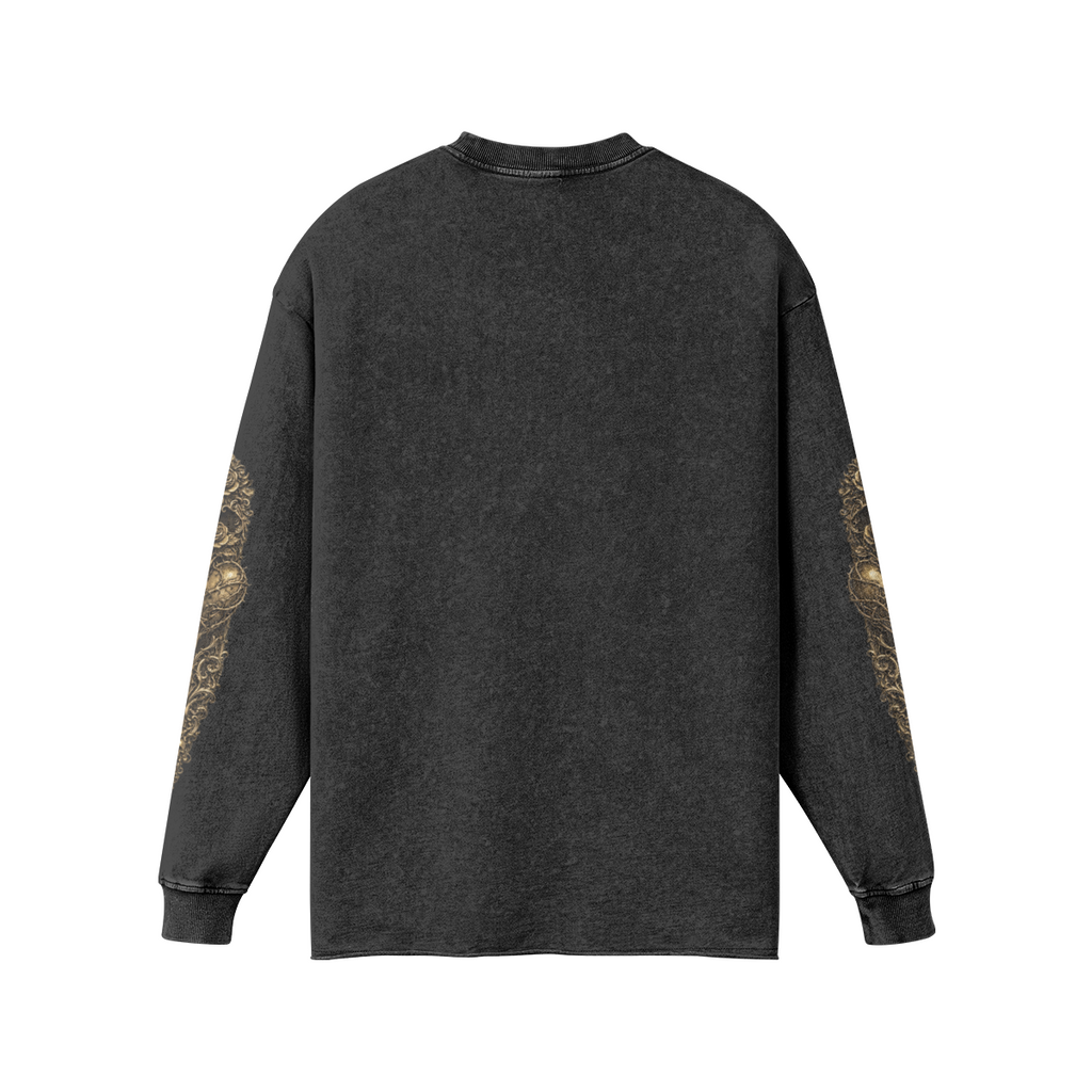 Gothic Dark Streetwear Long-Sleeve