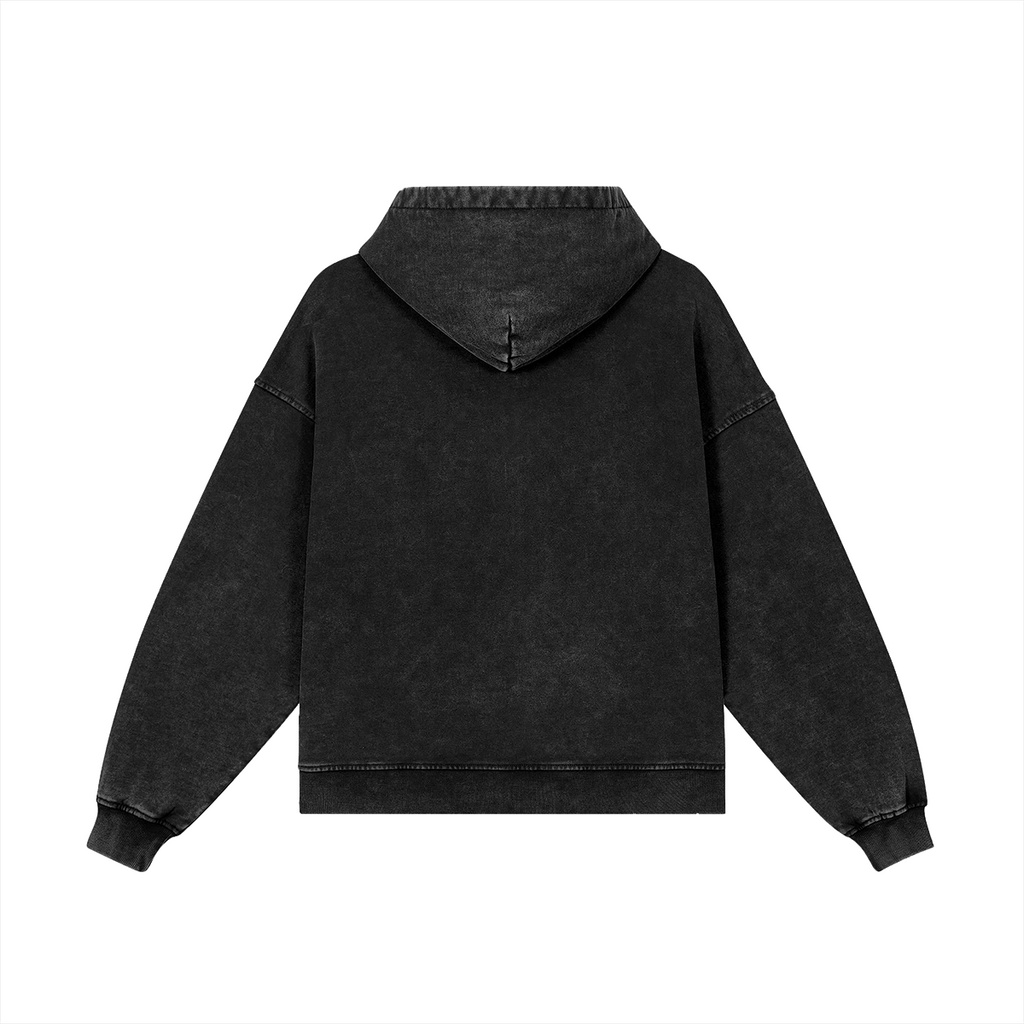 Gotischer Unisex-Kapuzenpullover mit Reißverschluss Mystic Gothic Cross Baumwolle 440 g/m²