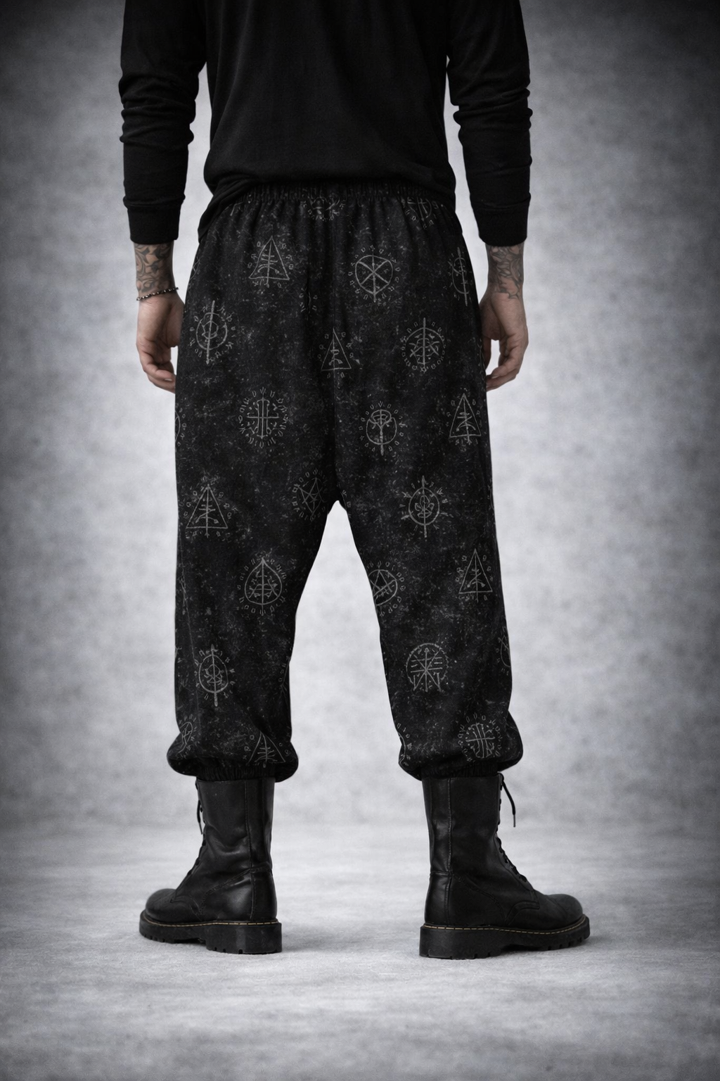 Nordische gotische Herren-Haremshose - Nordic Gothic Run Warrior Pants
