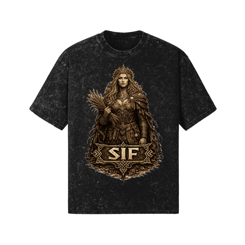 Nordic Gothic Dark Cotton Top