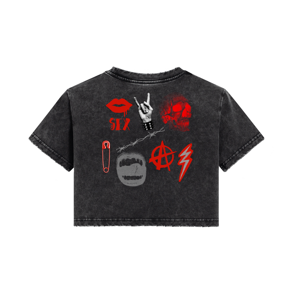 Punk Rebel Crop Top 