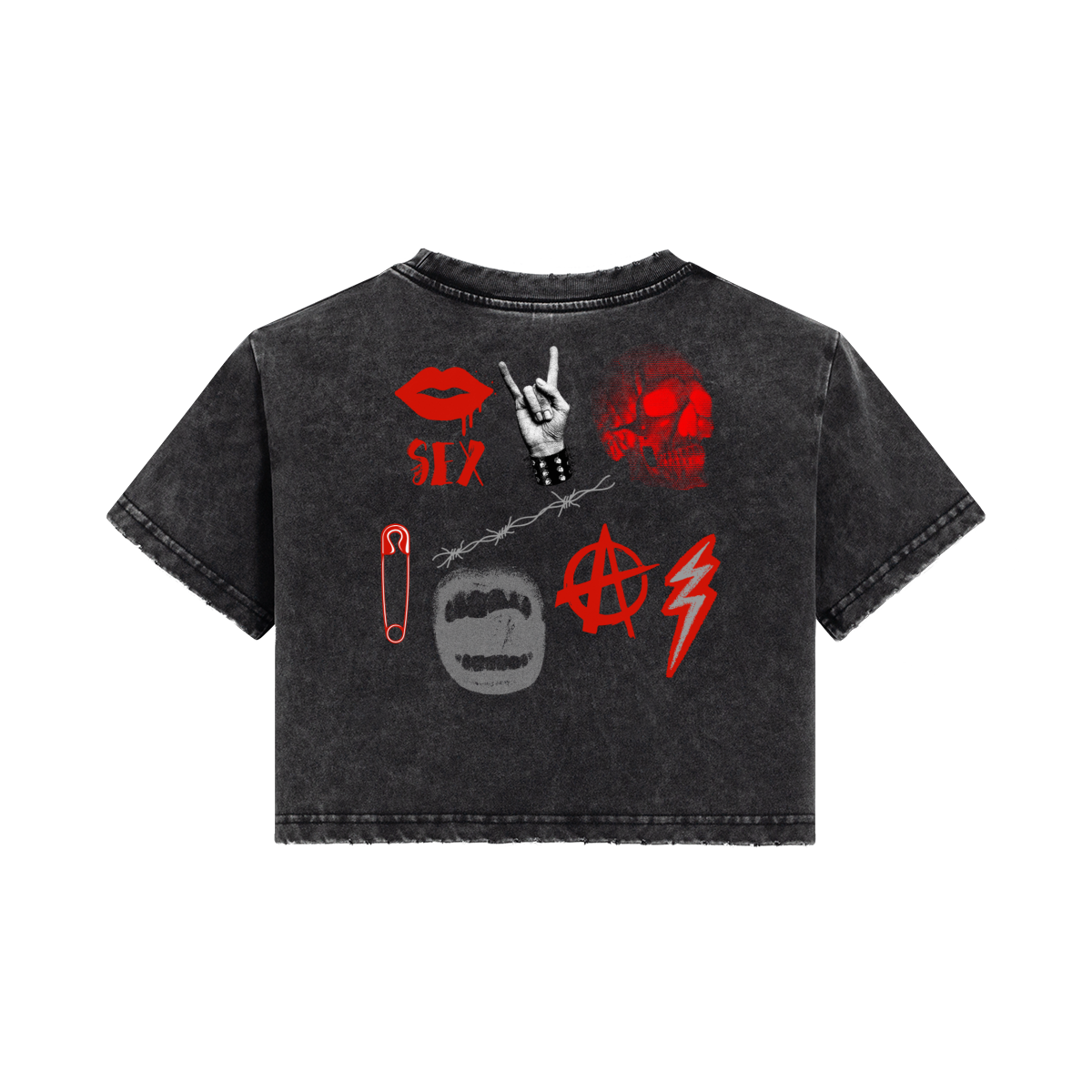 Punk Rebel Crop Top 