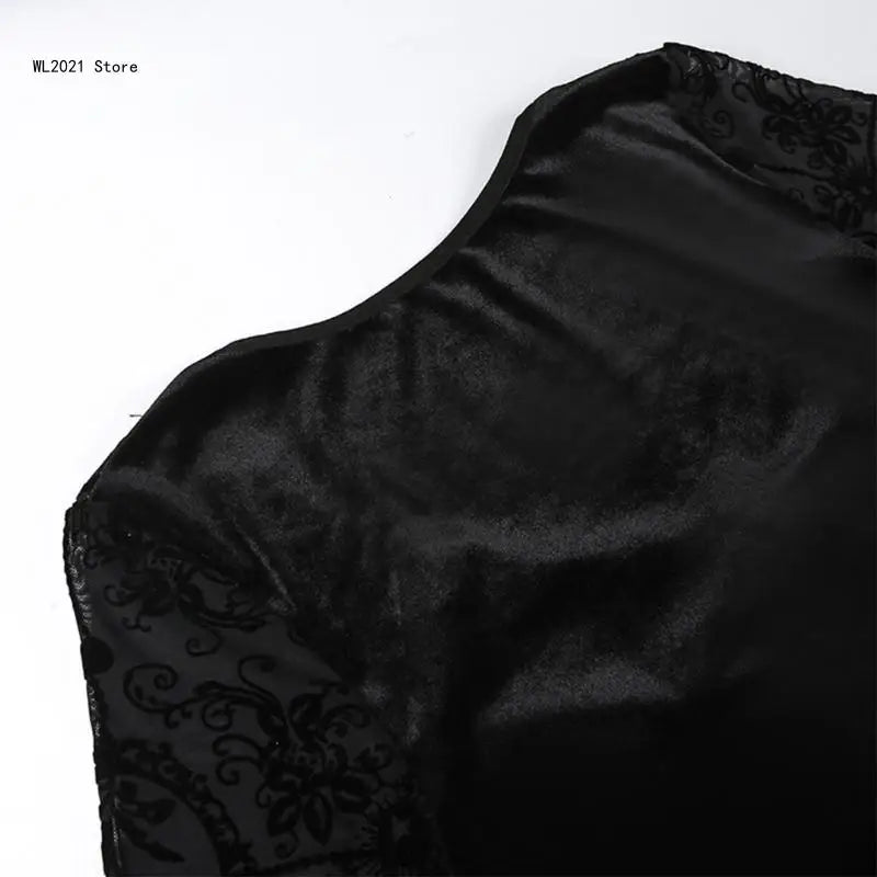 Gotisches Mini-Kleid Black Veil Makabre Dance | Victorian Gothic