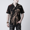 Slawisches Gothic-Hemd AOP | Herrin des Schwarzen Waldes | Premium Slavic Gothic