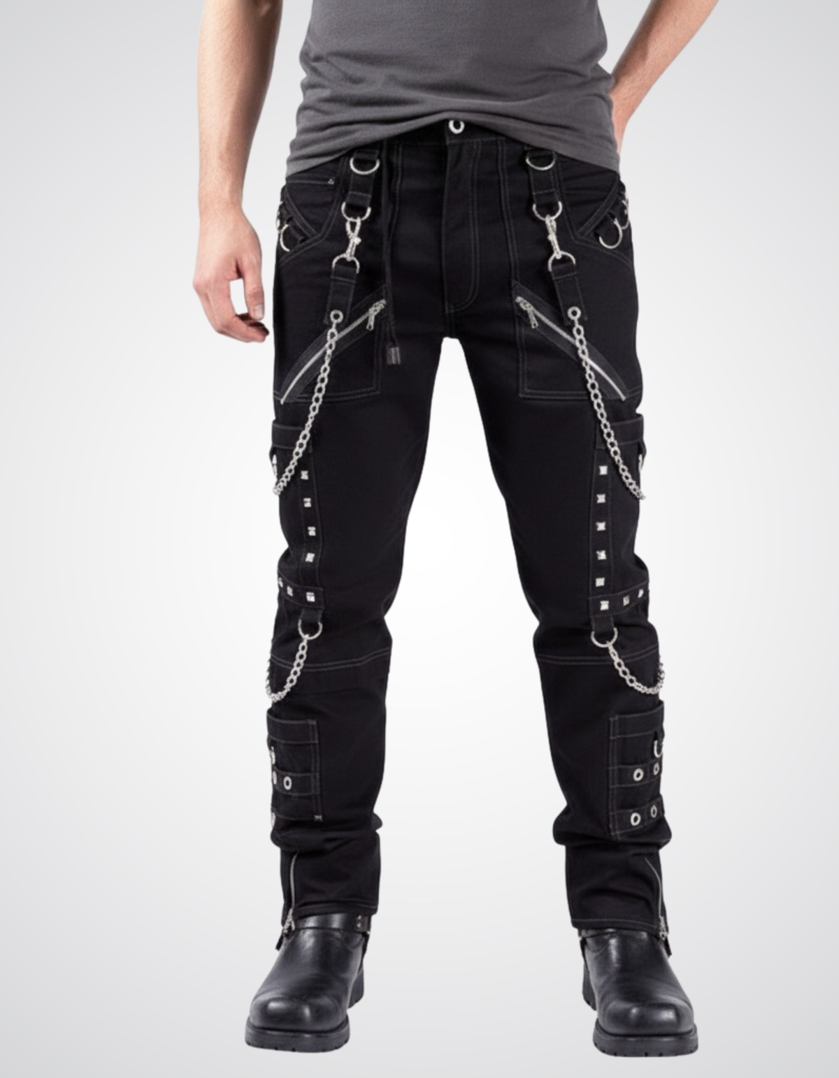 Black Metal Pants 