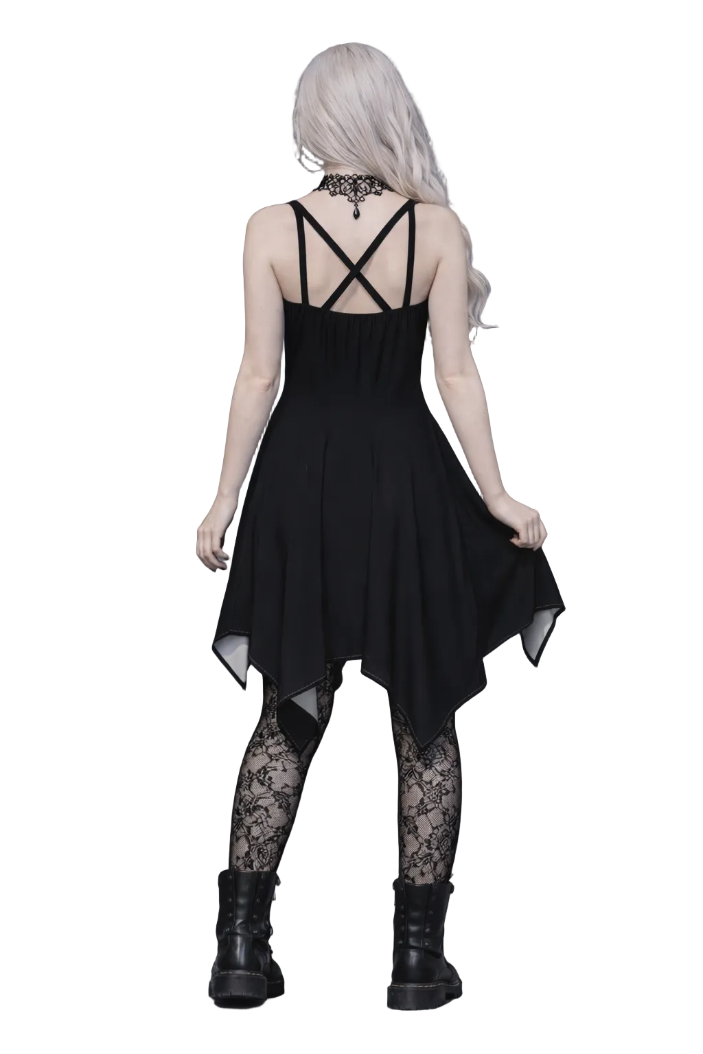 Gotisches Mini-Kleid Dark Victorian Cross | Victorian Gothic Princess