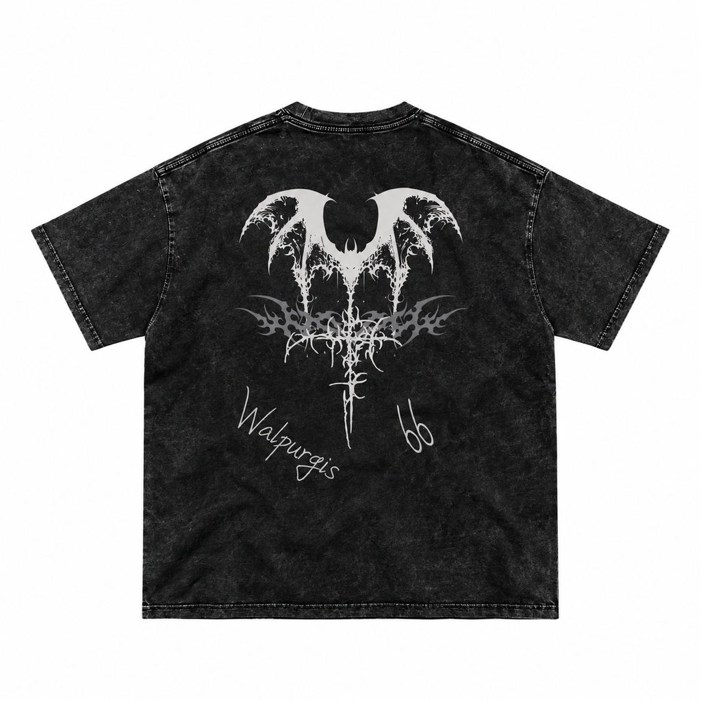 Gotisches Vintage-T-Shirt Walpurgisnacht | WALPURGIS 1966 – 250 GSM