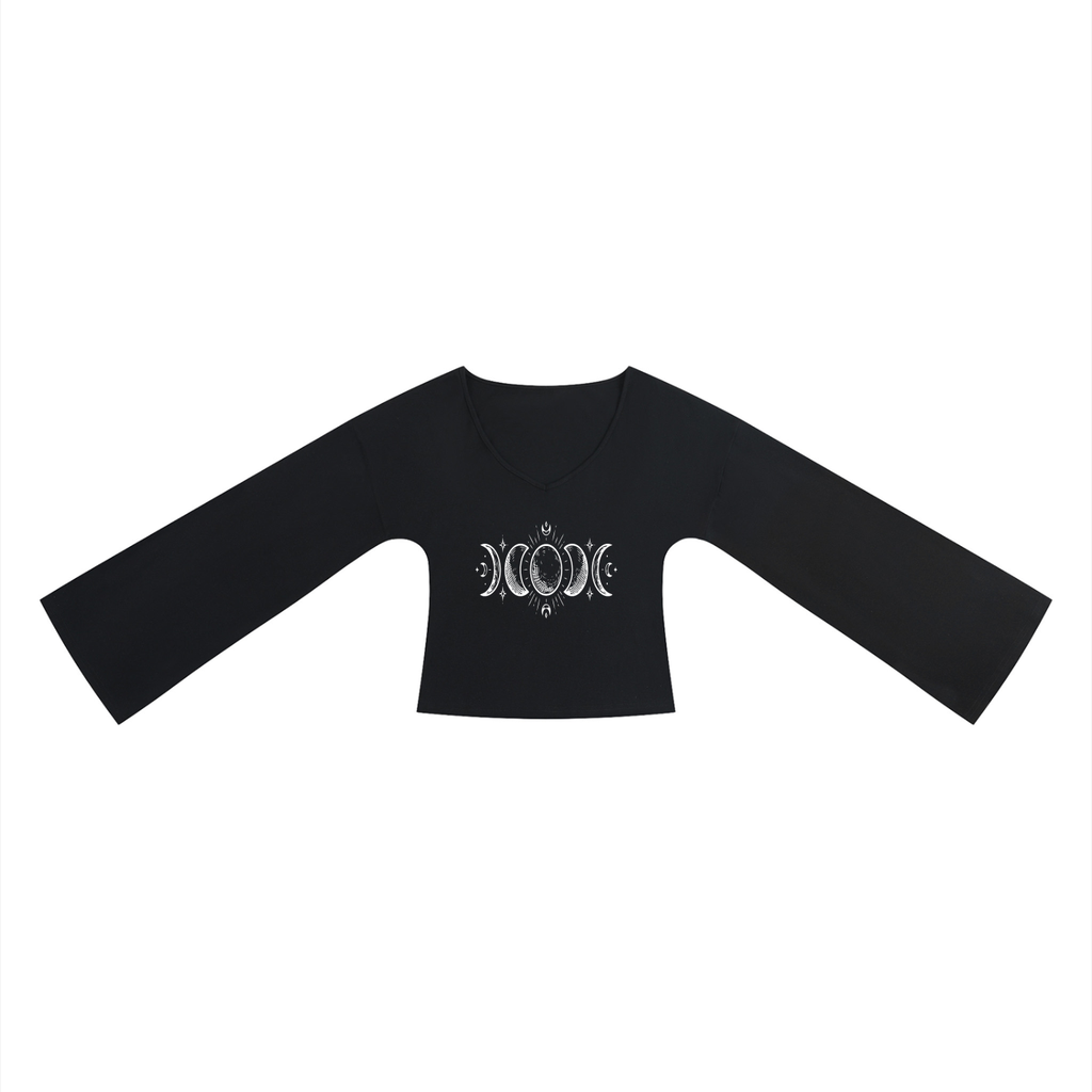 Romantic Witch Langarmshirt | Moonspell Bell Sleeve Top
