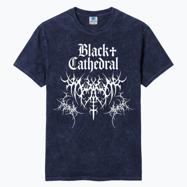 Gotisches T-Shirt Black Cathedral | Dornen der Entropie | Vintage Washed Heavy Cotton