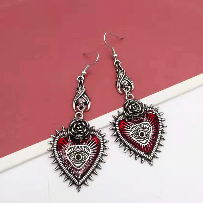 Lolita Pain Hearts Ohrringe