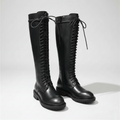 Hohe Damen-Metallstiefel Hells Knight Boots