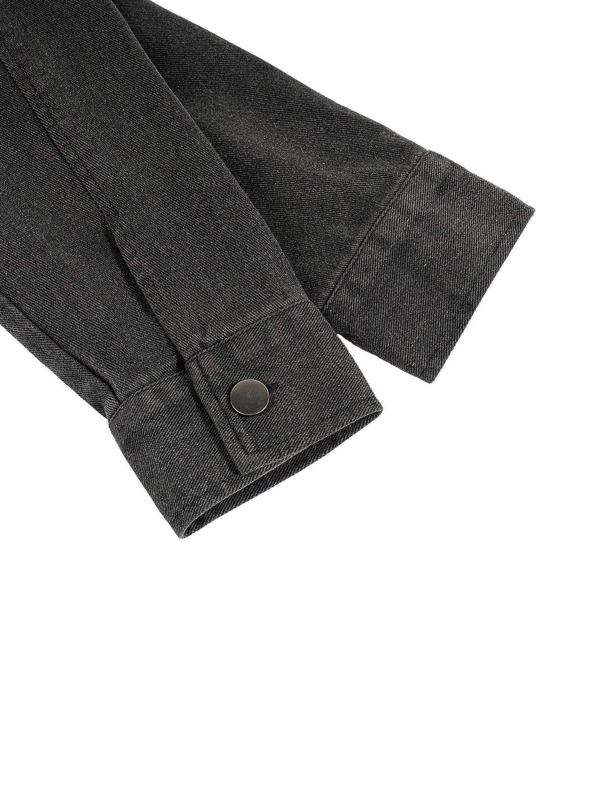 Schwarze gotische Jeansjacke Ezoteric Gothic Skull