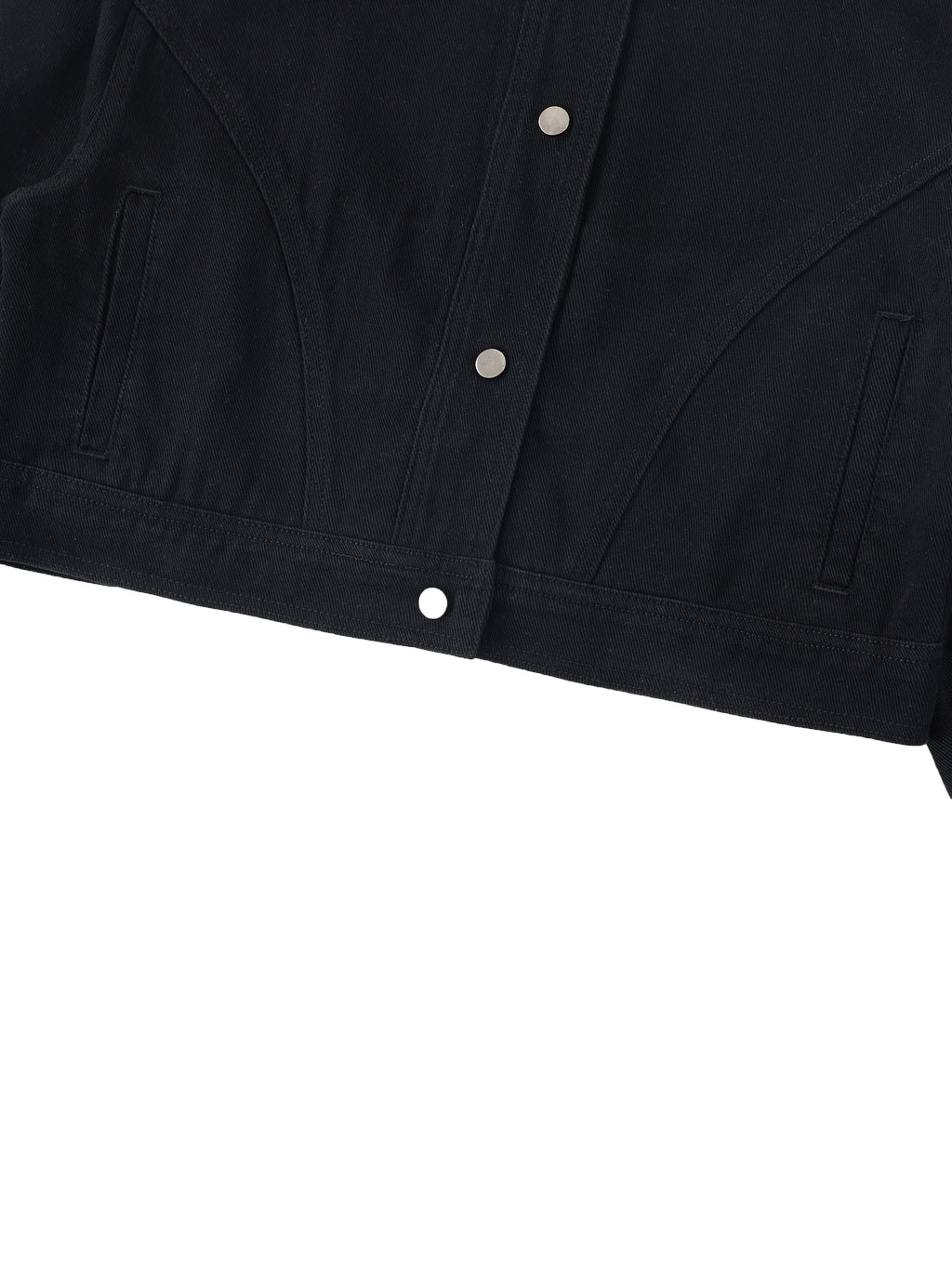Damen Gothic Jeansjacke Cropped – NIGHTCRAWLER | 100 % Baumwolle, 420 GSM