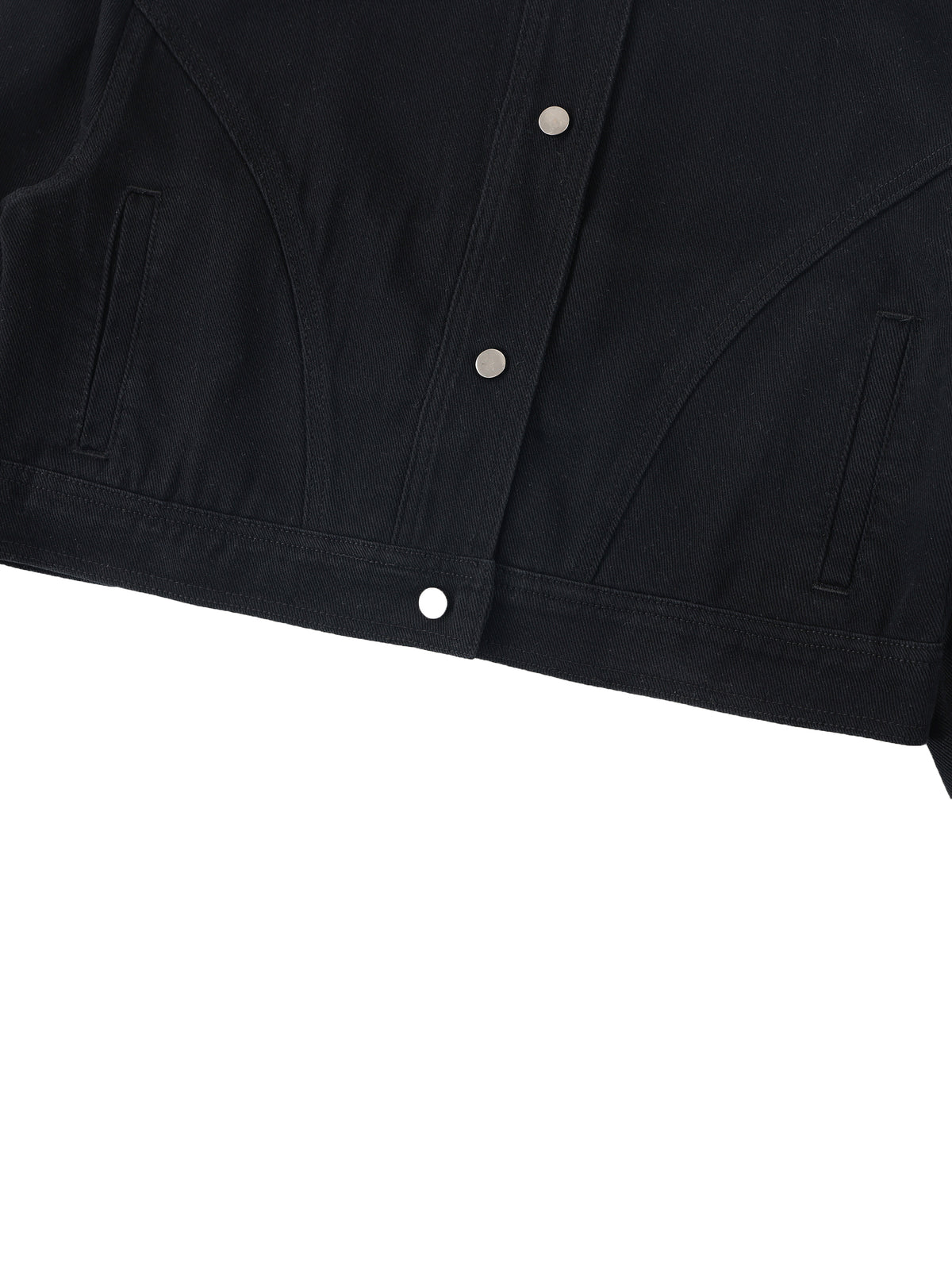 Damen Gothic Jeansjacke Cropped – NIGHTCRAWLER | 100 % Baumwolle, 420 GSM