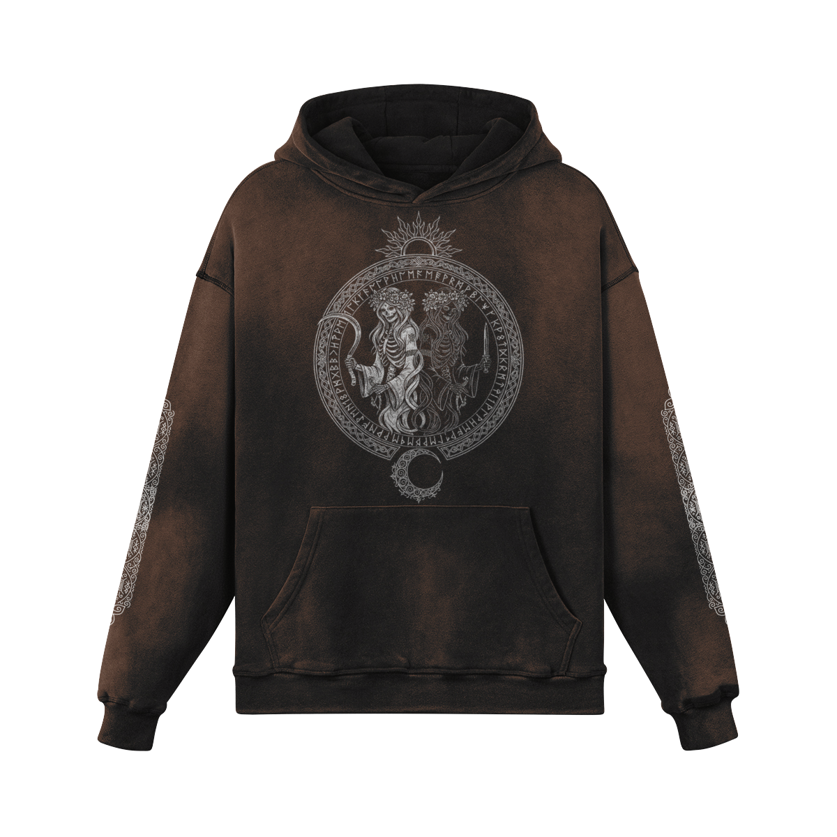 Gothic Folk Hoodie Slavic Demons 